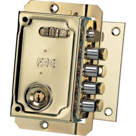 Cerradura sobreponer FAC S-90 pintada Izquierda