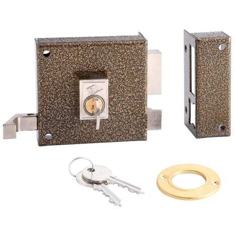 CVL cerradura cvl 1125a/  8/he derecha , Cerradura Cvl1125a/  8/he derecha.- Cerradura de sobreponer.- Picaporte accionado por llave exteriormente y con llave y tirador