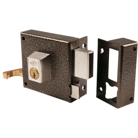 Cerradura CVL sopbreponer hierro esmaltado 1125A Izquierda