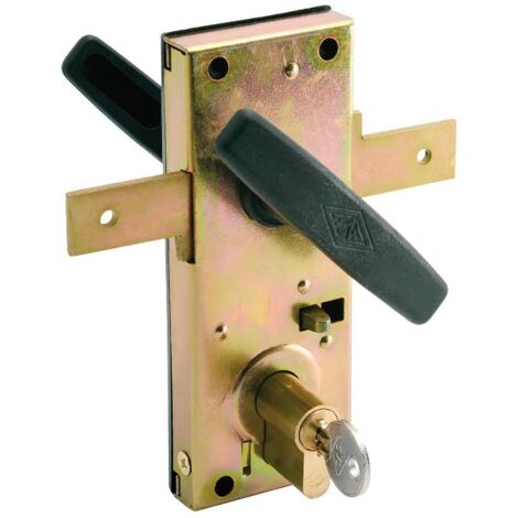 Cerradura Cvl 11b/m Con Manilla Puertas Basculantes
