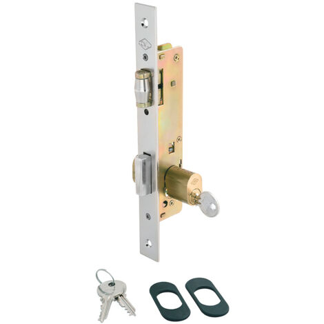 Cerradura met.emb. 24x20mm 1964v/5 niq rod/pal cvl