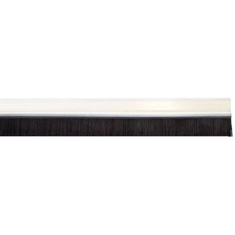 WOLFPACK LINEA PROFESIONAL burlete puerta pvc transparente con cepillo 1 metro