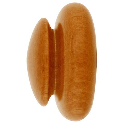 Terminal Madera Especial 28x43 mm. Teca