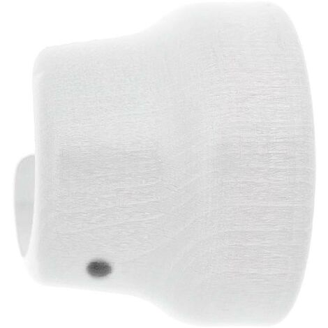 RIEL CHYC soporte madera liso lateral 20x 35 mm. blanco , Soporte madera liso- Medida: ø20x35 mm.- Color: blanco.- Colocación lateral.- Ideal para el montaj
