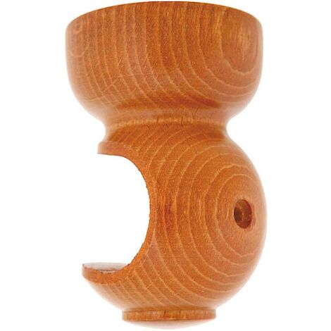 RIEL CHYC soporte madera liso techo 20x 68 mm. teca , Soporte madera liso- Medida: ø20x68 mm.- Color: teca.- Colocación en el techo.- Ideal para el montaje