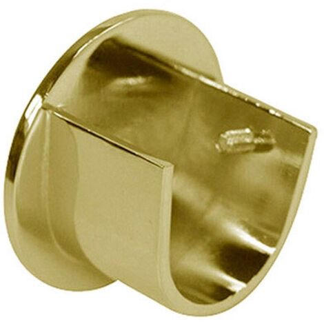 Terminal Forgé Feuilles Ø 20 Mm - Lot De 2 Pièces Noir Et Doré - Pour Rampes Et Garde-corps Par Riel Chyc