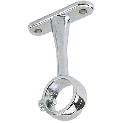 Soporte Central Redondo Para Tubo Ø16mm Cromado