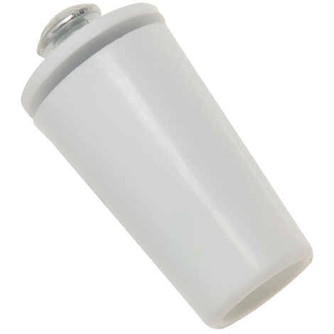 WOLFPACK LINEA PROFESIONAL tope persiana con tornillo 40 mm. blanco