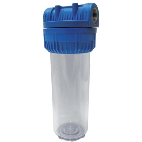 MAURER portacartuchos filtro agua 10 conexion 1 , Filtro porta cartuchos 10 conexion 1.- Filtro para lavadoras, calentadores, lavar coches, regar, etc.- Material plást