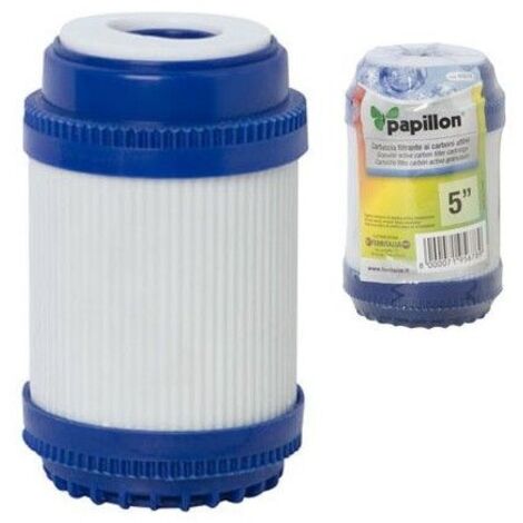 MAURER cartucho filtro agua carbon activo 5 , Filtro cartucho carbon activo 5.- Filtro para lavadoras, calentadores, lavar coches, regar, etc.- Se utiliza para filt