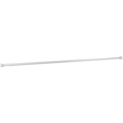 Barra Cortina Extensible (Presión) Modelo White 61-91cm