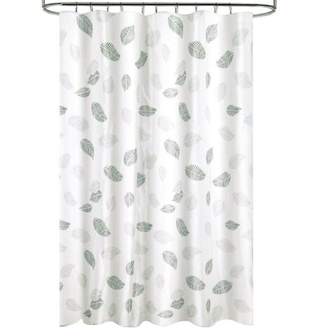 VOYOVJ, 1 pieza, cortina de ducha, tela impermeable, resistente al moho,  cortina de ducha a rayas, lavable, simple, 180-180cm, DOPA