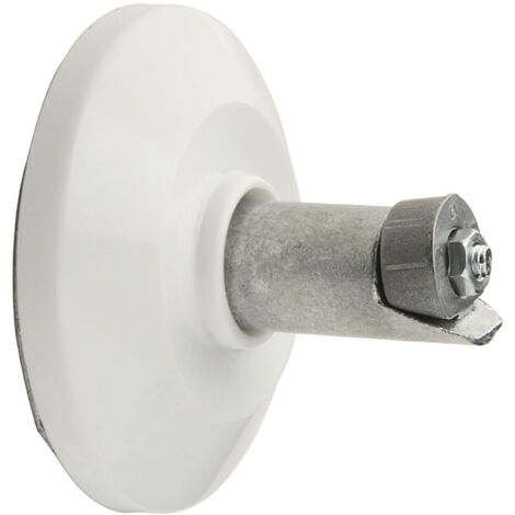 MAURER soporte barra baño curva blanco , Soporte barra curva- Soporte para barra de baño curva.- Realizado en metal.- Color blanco