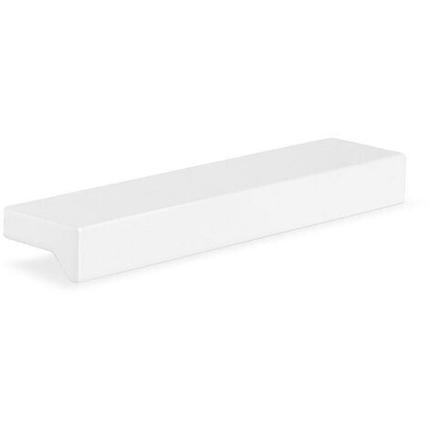 tirador aluminio modelo angle acabado blanco mate dist. agujero dist. 64mm.
