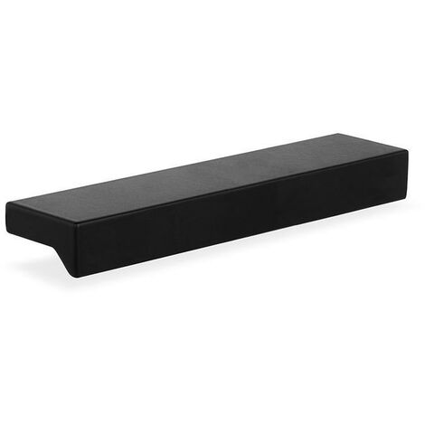 tirador aluminio modelo angle acabado negro mate dist. agujero dist. 64mm.