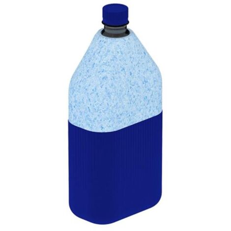 FPLUS botella corcho 1 litro azul o gris 123x  78x275 , botella corcho 1 litro azul o gris 123x  78x275