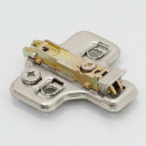 SALICE base avion chapa clip h0 / h3 altura h0 , Base DOMI avión modelo BAR3LRegulación frontal y vertical mediante excéntricaAltura: H0/H3Material: Ac