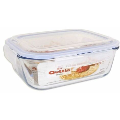 recipiente cristal cuadr. s-valvula hermetic 20x20 cm 2200cc (1/2)