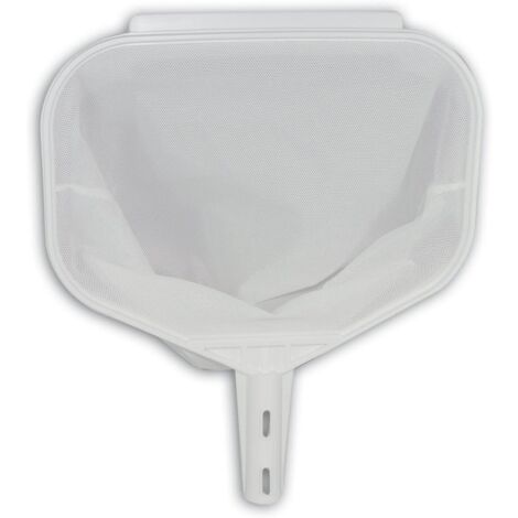 Productos QP Red de Limpieza para Piscinas, Recogehojas Bolsa para Palomilla, Soporte Polipropileno, Malla Tejida en Poliéster Blanco Modelo 500283
