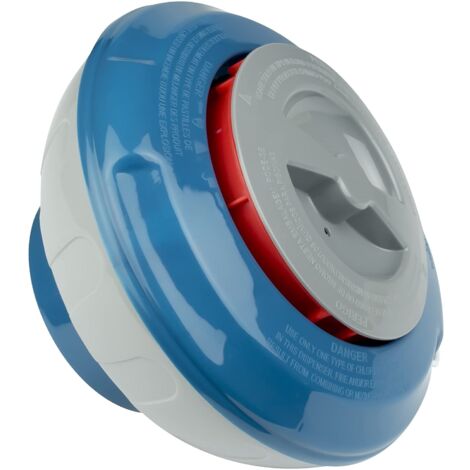 Astralpool 69668 Dosificador Pastillas Flotante Piscina Blue Line, Azul/Blanco