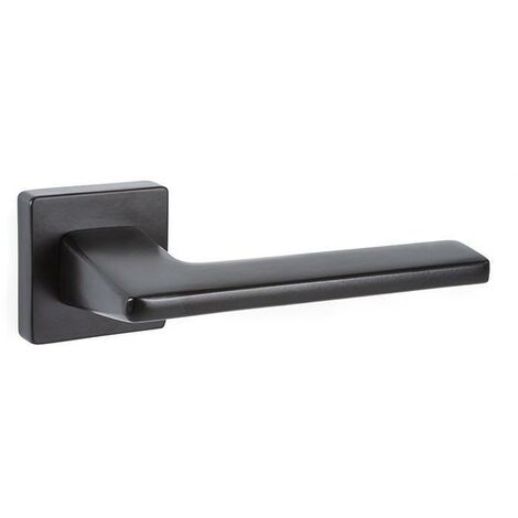 Juego De 5 Manijas Negras Para Puertas Interiores