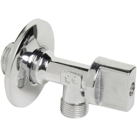 WOLFPACK LINEA PROFESIONAL llave de escuadra 1/2x3/8 , Llave de escuadra                1/2x3/8 - Llave para grifo angular.- Metal cromado.- Medida: 1/2 x 3/8