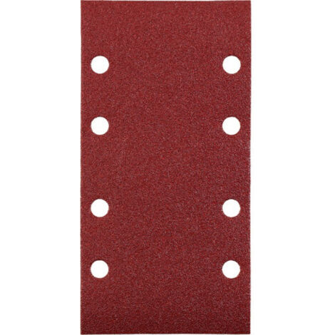 KWB 5 tiras perf. 93x180mm g120 49818312 , 5 Patines Abrasivos 93X180Mm Gr120 System Quick-Stock de la marca Einhell. (1/2)