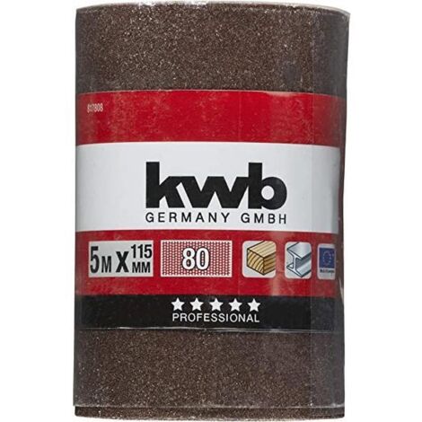 KWB rollo abrasivo 5m 115x80k sb 49817808 , Rollo Abrasivo5M115 Al.Ox.G 80 de la marca Einhell.