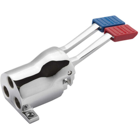 Genebre – Grifo pedal doble 1/4 – Llave de paso para agua – Uso en espacios confinados – Tecnología de alta resistencia (1/2)