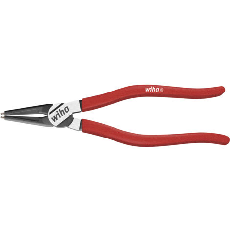 Wiha Alicates de arandelas de seguridad Classic con MagicTips® para anillos interiores (taladros), con forma recta J 1, 140 mm (34689)