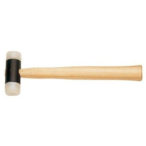 Martillo Mecanico 55Mm Cabeza Nylonon Mango Madera