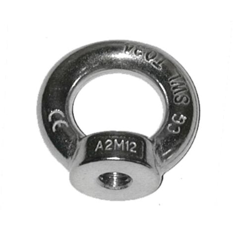 COFAN anilla elevación hembra din 582 inox m-8   caja 5 unid.