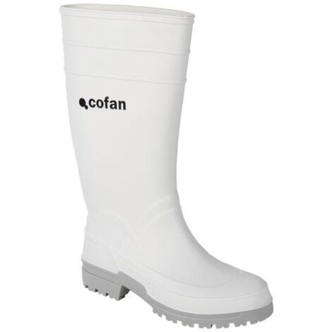 Pvc Botas 37 PVC Non Safety Boots -White