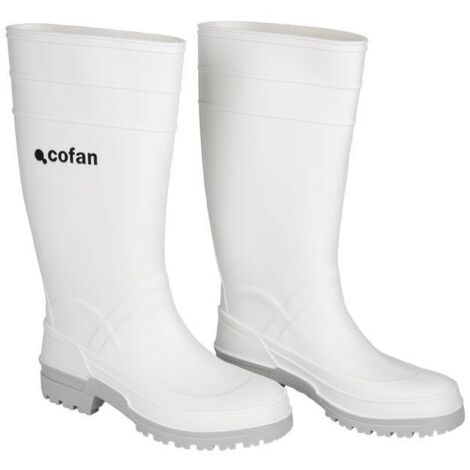 PLIMPO bota agua pvc blanca talla 41