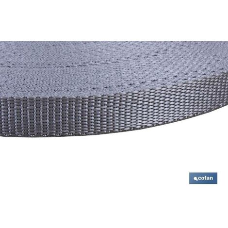 COFAN rollo cinta persiana  17mm x 50 m. gris , Rollo cinta persiana 17mm x 50m gris