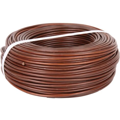 Alambre De Hierro Forrado De Papel - Marrón Coco, 2 Mm, 50 Metros, Para Manualidades