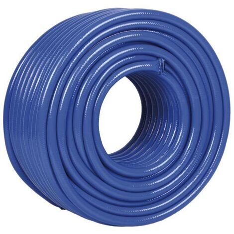 COFAN manguera compresor 8,5 x 12,5mm (50 mts) , Manguera azul reforzada para aire comprimido recubierta de PVC en rollo de 50 metros. Adecuado para todos los compresores estándar.