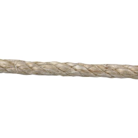 Cofan Sisalseil 4-strängig – 14 Mm Durchmesser, 50 M Lang, Naturfarben, Robust Für Garten & Handwerk