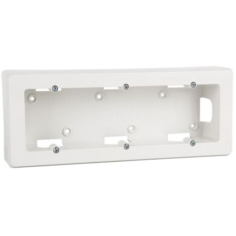 Solera 93 - Presa superficie.253x96x43 per 3 elementi, colore bianco