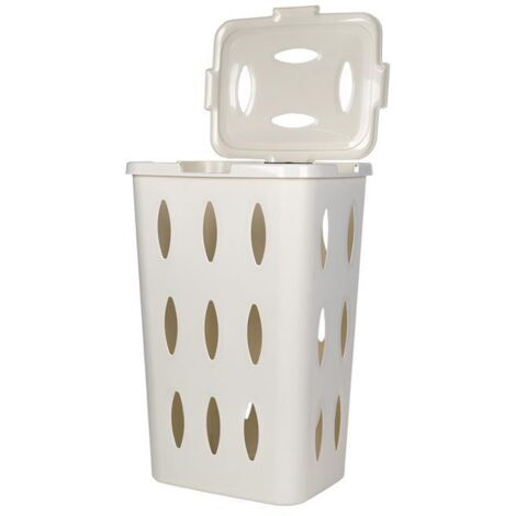Pongotodo Plástico TATAY Baobab 40 L - Blanco | Ofertas Carrefour Online