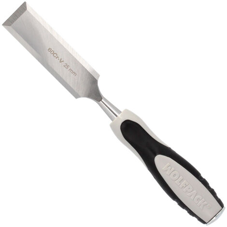 Dos Cerezas 1001-06 Formón Mango De Madera De Haya, Color Blanco, 6 Mm