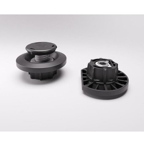 pie nivelador integrato tech z negro carga max regulable +10mm.