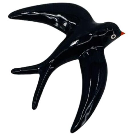 GOLONDRINA CERAMICA NEGRA S 8,5x7,5x4 CM