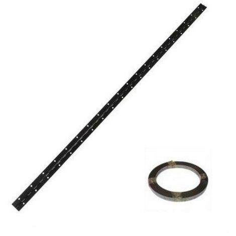 rollo 5m /25m bisagra piano acabado negro rollo 5 metros bisagra piano 32x0.7mm