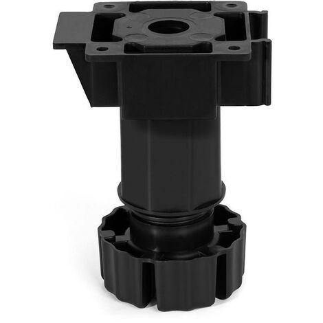 pata de cocina modelo octo regulable 85-110mm acabado negro sin tetón extensión 80-110 (caja 4)