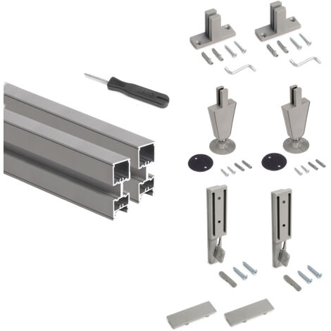 Emuca Kit de estructura modular gris piedra texturizado (1/5)
