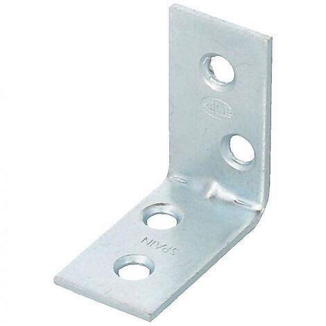 AMIG angulos zincados n1-30 , Angulo refuerzo zincado. Medidas: 30x16x1.5mm. Filo recto.