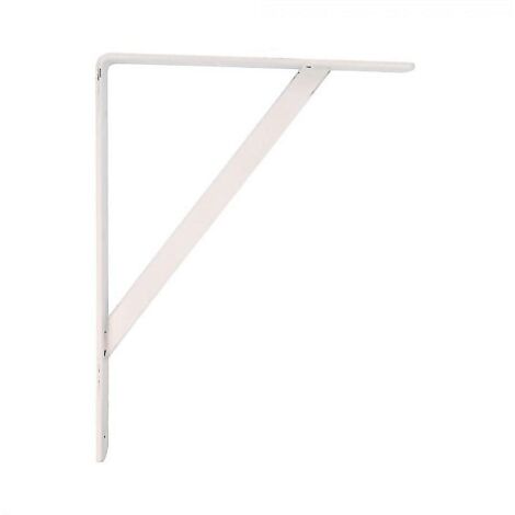 AMIG palomilla 9 500x325 blanca epoxy , Palomilla mod.9 soporte reforzado en acero para baldas, estanterías, aire acondicionado. - Acero. - 500 x 325 mm. - Blanco. - 1.0810 kg. - P