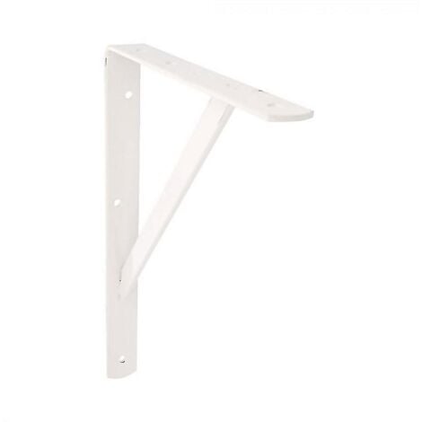 AMIG palomilla 9 500x325 blanca epoxy , Palomilla mod.9 soporte reforzado en acero para baldas, estanterías, aire acondicionado. - Acero. - 500 x 325 mm. - Blanco. - 1.0810 kg. - P