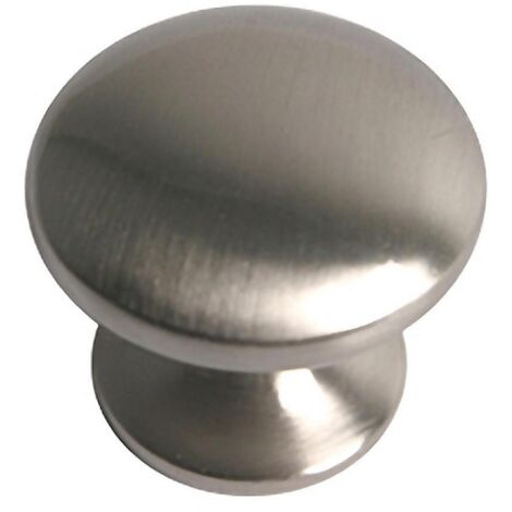 NESU pomo 30mm. niquel cepillado 25316 , Pomo tirador para muebles,cajoneras,cómodas,etc. - Fabricado en zamak. - Niquel cepillado. - Diámetro 30mm. - Incluye tornillo pasante.